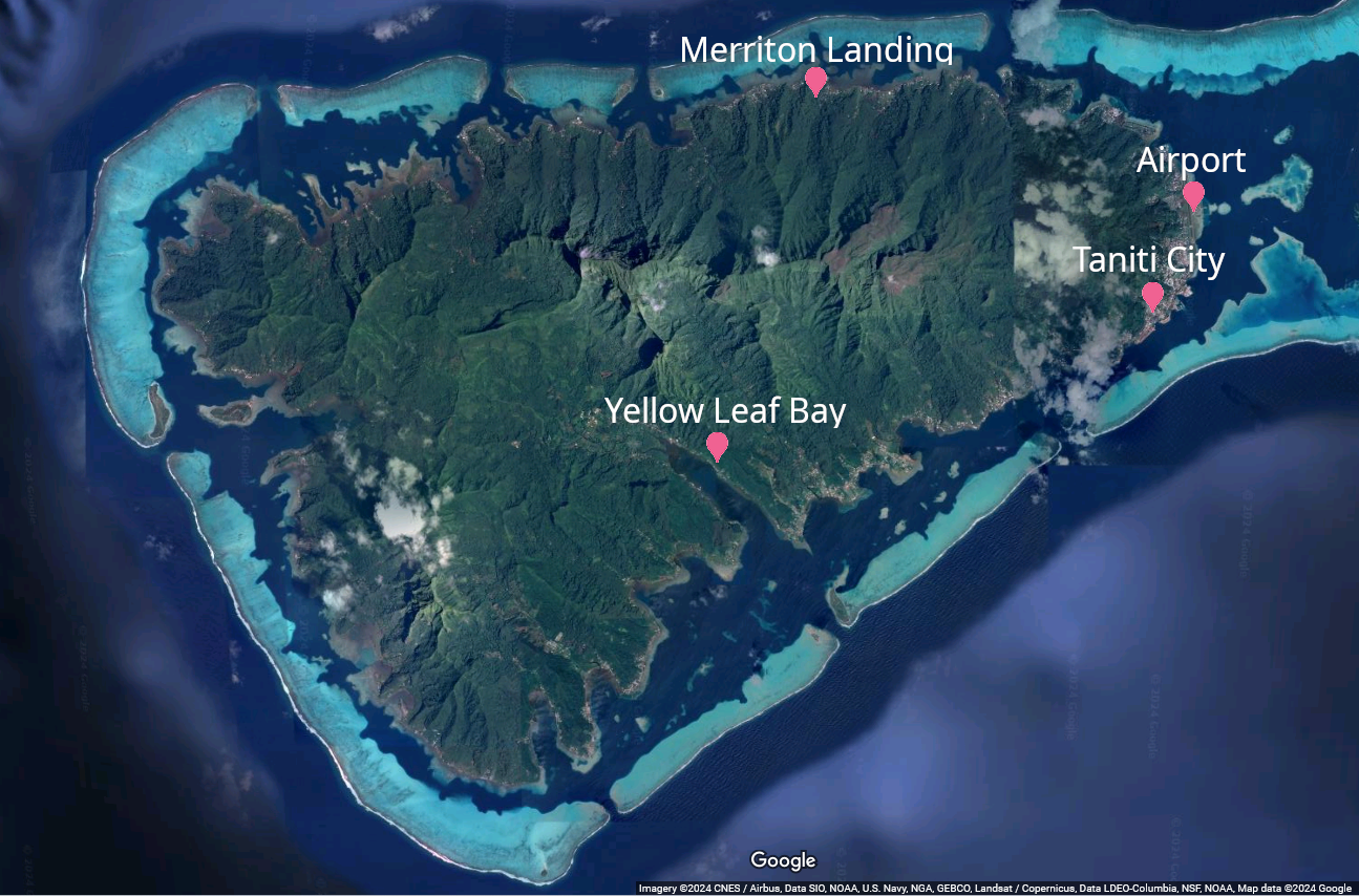Taniti Island Map